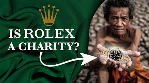 rolex is charity|rolex org.